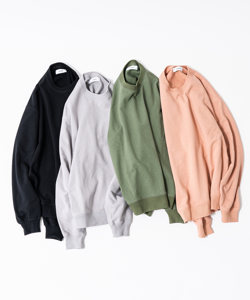 marka（マーカ）の「【MARKA / マーカ】417別注 19/10トルコオーガニックウラケクルー（Tシャツ/カットソー・メンズ・チャコールグレー/ブラック/オレンジ/グリーン・1/2）」の5枚目の写真