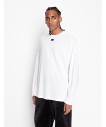 ARMANI EXCHANGE | 【A|X アルマーニ エクスチェンジ】AXロゴテープ　長袖クルーネックTシャツ(Tシャツ/カットソー)