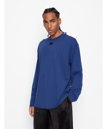 ARMANI EXCHANGE | 【A|X アルマーニ エクスチェンジ】AXロゴテープ　長袖クルーネックTシャツ(Tシャツ/カットソー)