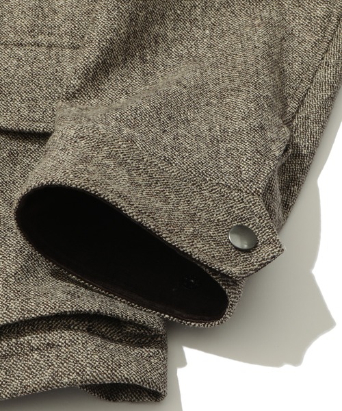 MEN'S BIGI(メンズビギ)の「ウールネップモーターサイクルジャケット(ブルゾン・メンズ・ブラウン/ブラック・01/02/03/04)」の14枚目の写真