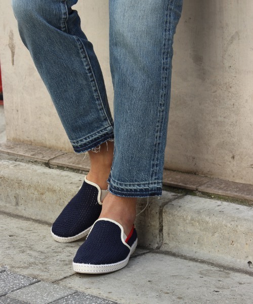 EDIFICE(エディフィス)の「◇RIVIERAS/リベエラ LeGrandBleuキャンバス*メッシュスニーカー(スニーカー・メンズ・ネイビー・42/44/43/41/40)」の5枚目の写真