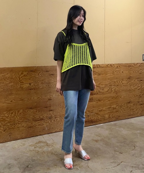 RODEO CROWNS WIDE BOWL（ロデオクラウンズワイドボウル）の「Rough Chic slim straight（デニムパンツ・レディース・ブルー/ブラック・25inch/24inch/23inch/27inch/26inch）」の16枚目の写真