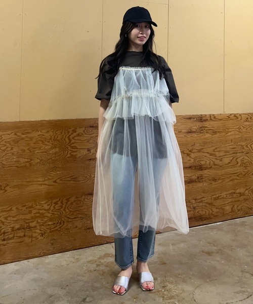 RODEO CROWNS WIDE BOWL（ロデオクラウンズワイドボウル）の「Rough Chic slim straight（デニムパンツ・レディース・ブルー/ブラック・25inch/24inch/23inch/27inch/26inch）」の18枚目の写真