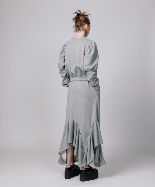 NON TOKYO（ノントーキョー）の「NON TOKYO/ノントーキョー/カレッジパフスウェット（スウェット・レディース・ブラック/グレー/ネイビー・FREE）」の15枚目の写真