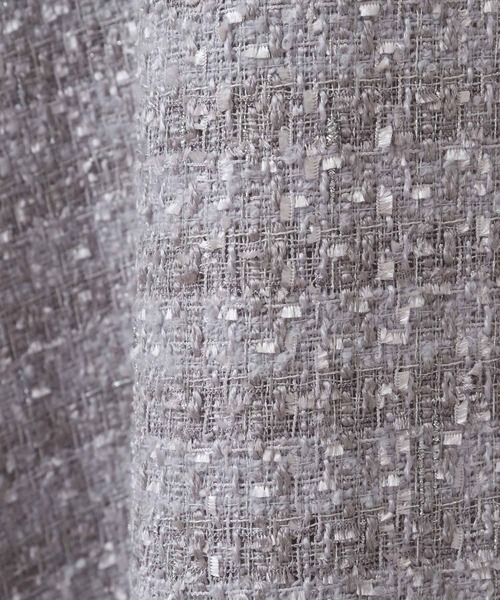 31 Sons de mode（トランテアン　ソン　ドゥ　モード）の「ツイードフレアスカート（スカート・レディース・ブラック×ホワイト/サックスブルー/オフホワイト・36/38）」の6枚目の写真