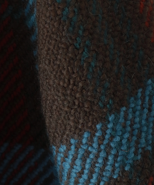 JOURNAL STANDARD（ジャーナルスタンダード）の「Wool Roving ビッグチェックコート（チェスターコート・メンズ・ブラック/カーキ・MEDIUM/LARGE）」の20枚目の写真