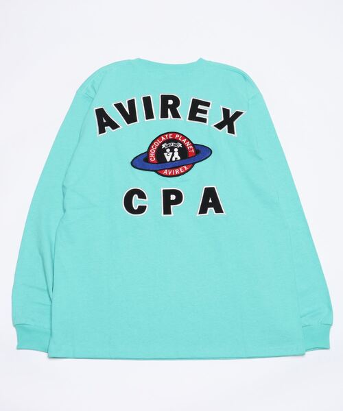 AVIREX（アヴィレックス）の「【CHOCOLATE PLANET × AVIREX】SPECIAL LONG SLEEVE T-SHIRT / チョコレートプラネット / アヴィレックス（Tシャツ/カットソー・メンズ・ホワイト/ブラック/ミント・2XL/L/XL/M）」の5枚目の写真