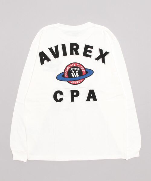 AVIREX（アヴィレックス）の「【CHOCOLATE PLANET × AVIREX】SPECIAL LONG SLEEVE T-SHIRT / チョコレートプラネット / アヴィレックス（Tシャツ/カットソー・メンズ・ホワイト/ブラック/ミント・2XL/L/XL/M）」の4枚目の写真