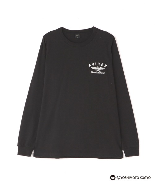 AVIREX（アヴィレックス）の「【CHOCOLATE PLANET × AVIREX】SPECIAL LONG SLEEVE T-SHIRT / チョコレートプラネット / アヴィレックス（Tシャツ/カットソー・メンズ・ホワイト/ブラック/ミント・2XL/L/XL/M）」の8枚目の写真