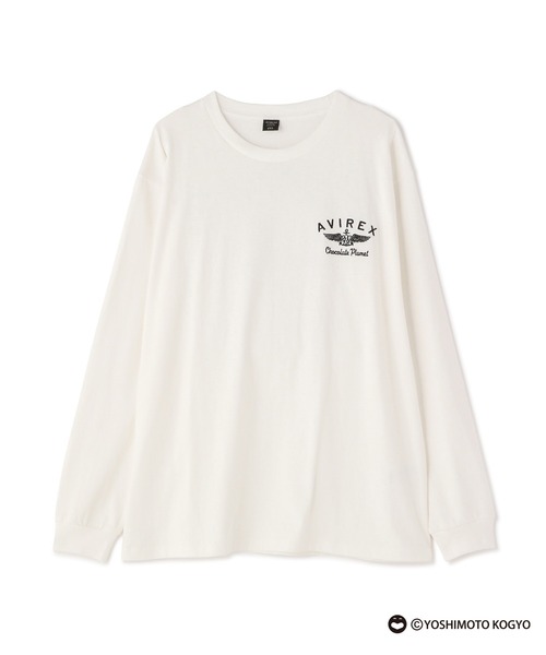AVIREX（アヴィレックス）の「【CHOCOLATE PLANET × AVIREX】SPECIAL LONG SLEEVE T-SHIRT / チョコレートプラネット / アヴィレックス（Tシャツ/カットソー・メンズ・ホワイト/ブラック/ミント・2XL/L/XL/M）」の9枚目の写真