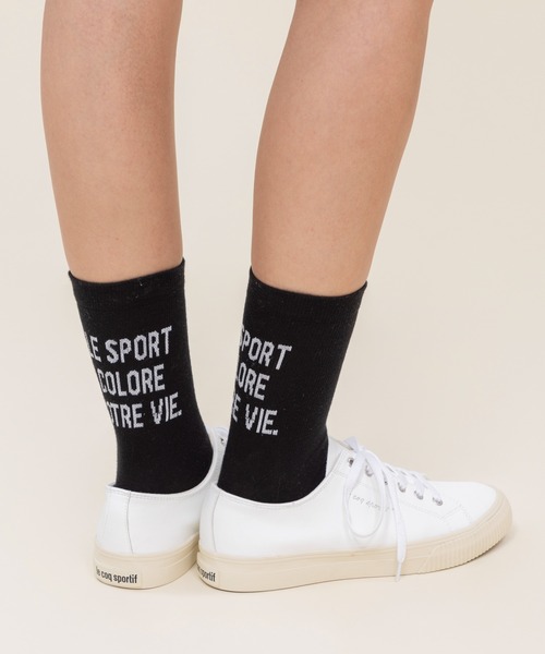 le coq sportif(ルコックスポルティフ)の「【WEB限定カプセルコレクション】 ソックス ルコック レディース スポーツ(ソックス/靴下・レディース・ホワイト/ピンク/ブラック/ブルー・23-25)」の8枚目の写真