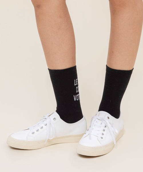 le coq sportif(ルコックスポルティフ)の「【WEB限定カプセルコレクション】 ソックス ルコック レディース スポーツ(ソックス/靴下・レディース・ホワイト/ピンク/ブラック/ブルー・23-25)」の9枚目の写真
