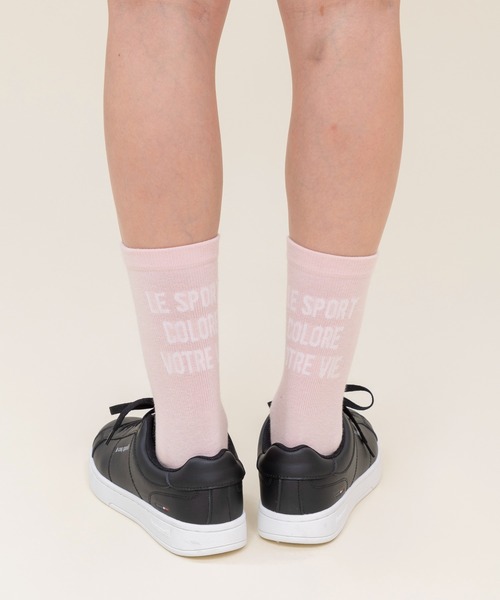 le coq sportif(ルコックスポルティフ)の「【WEB限定カプセルコレクション】 ソックス ルコック レディース スポーツ(ソックス/靴下・レディース・ホワイト/ピンク/ブラック/ブルー・23-25)」の7枚目の写真