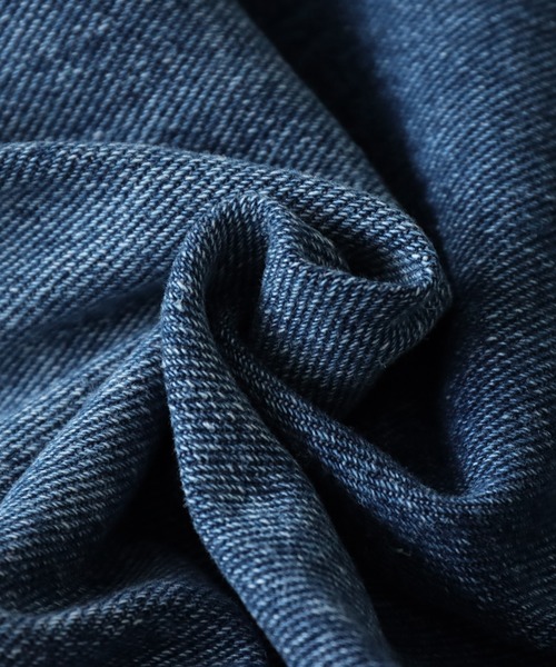 antiqua(アンティカ)の「コットン100%ワイドタックデニムパンツ(デニムパンツ・メンズ・ブルー/コバルトブルー・FREE)」の19枚目の写真