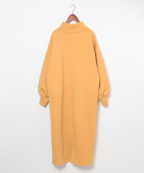 niko and...（ニコアンド）の「[MODE NORM CORE]スウェットジップマキシワンピース（ワンピース・レディース・スモーク/オレンジ/グリーン・MEDIUM/LARGE）」の14枚目の写真
