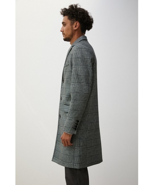 AZUL by moussy(アズールバイマウジー)の「WASHABLE CHESTER COAT/ウォッシャブルチェスターコート(チェスターコート・メンズ・ブラック/ブラック系その他・SMALL/MEDIUM/LARGE)」の7枚目の写真