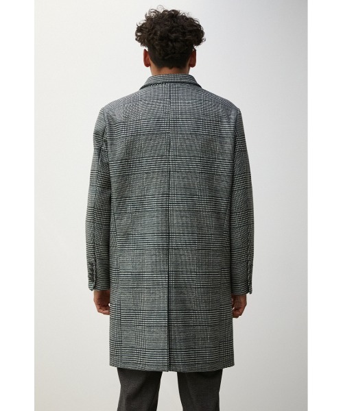 AZUL by moussy(アズールバイマウジー)の「WASHABLE CHESTER COAT/ウォッシャブルチェスターコート(チェスターコート・メンズ・ブラック/ブラック系その他・SMALL/MEDIUM/LARGE)」の8枚目の写真