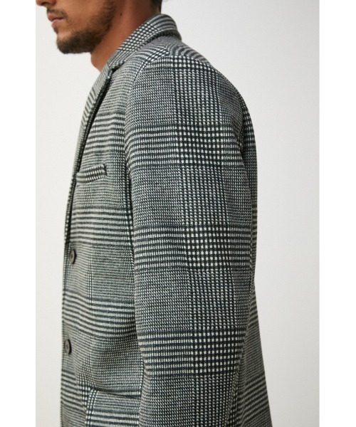 AZUL by moussy(アズールバイマウジー)の「WASHABLE CHESTER COAT/ウォッシャブルチェスターコート(チェスターコート・メンズ・ブラック/ブラック系その他・SMALL/MEDIUM/LARGE)」の10枚目の写真