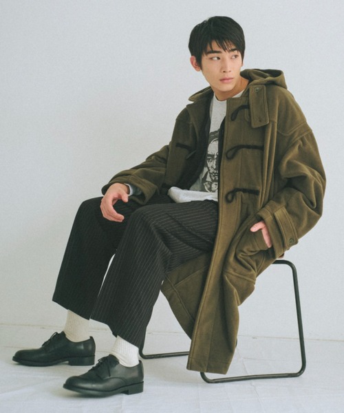 WHIMSIC（ウィムジック）の「【WHIMSIC/サイズ展開あり】ストライプ2タックスラックス（スラックス・レディース・グレー/ブラック・2/1）」の6枚目の写真