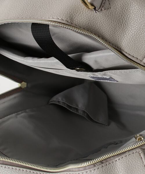 Legato Largo(レガートラルゴ)の「【Legato Largo】LG-E1312 PC収納リュック(バックパック/リュック・レディース・ライトグレー/ブラック/ネイビー/ブラウン/キャメル・FREE)」の8枚目の写真