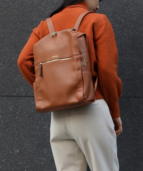 Legato Largo(レガートラルゴ)の「【Legato Largo】LG-E1312 PC収納リュック(バックパック/リュック・レディース・ライトグレー/ブラック/ネイビー/ブラウン/キャメル・FREE)」の14枚目の写真