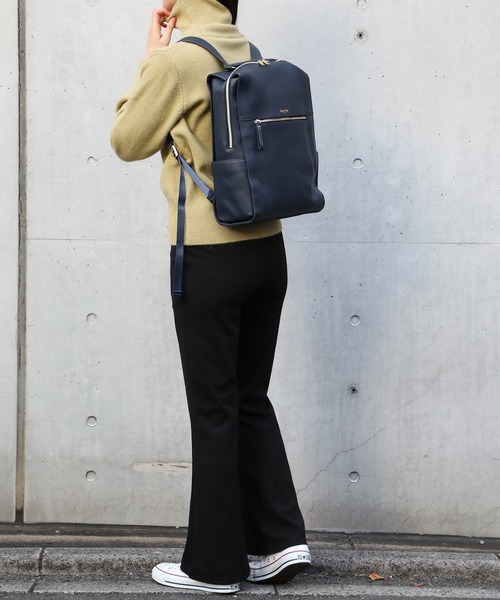 Legato Largo(レガートラルゴ)の「【Legato Largo】LG-E1312 PC収納リュック(バックパック/リュック・レディース・ライトグレー/ブラック/ネイビー/ブラウン/キャメル・FREE)」の11枚目の写真