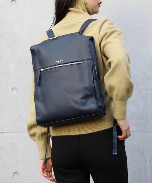 Legato Largo(レガートラルゴ)の「【Legato Largo】LG-E1312 PC収納リュック(バックパック/リュック・レディース・ライトグレー/ブラック/ネイビー/ブラウン/キャメル・FREE)」の12枚目の写真