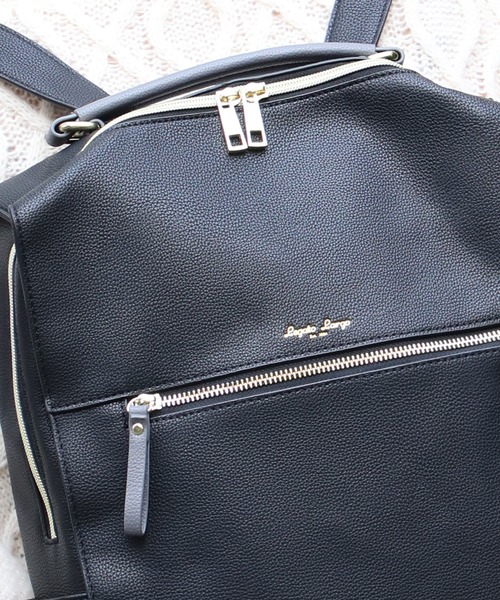 Legato Largo(レガートラルゴ)の「【Legato Largo】LG-E1312 PC収納リュック(バックパック/リュック・レディース・ライトグレー/ブラック/ネイビー/ブラウン/キャメル・FREE)」の16枚目の写真