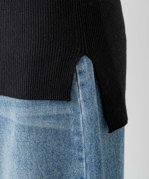 PUAL CE CIN（ピュアルセシン）の「【Du noir】袖パールリブニットプルオーバー（ニット/セーター・レディース・ブラック/その他/オフホワイト・FREE）」の22枚目の写真