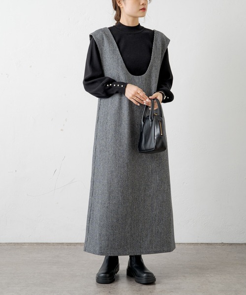 PUAL CE CIN（ピュアルセシン）の「【Du noir】袖パールリブニットプルオーバー（ニット/セーター・レディース・ブラック/その他/オフホワイト・FREE）」の21枚目の写真