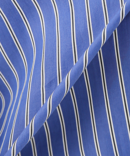 IENA(イエナ)の「STRIPE BOUNCE シャツワンピース(ワンピース・レディース・ネイビー/ブルー・36/38)」の15枚目の写真