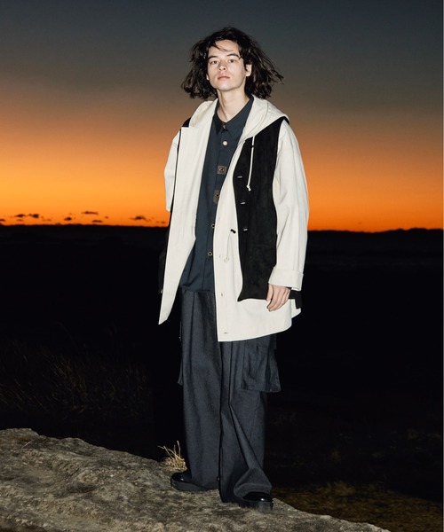 CASPER JOHN（キャスパージョン）の「Stealth parker/ステルスパーカー（パーカー・メンズ・カモフラージュ/ホワイト/カーキ/ブラック/ナチュラル/グレイッシュベージュ・SMALL/MEDIUM/LARGE）」の19枚目の写真