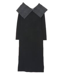 LAGUNAMOON | ヘリンボンカラーニットワンピース(ワンピース)