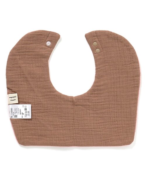 Ampersand（アンパサンド）の「【premier】 ダブルガーゼふんわりスタイ（スタイ/よだれかけ・キッズ・ピンク/オフホワイト・90）」の3枚目の写真