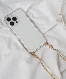 IAMUSE（アイアミューズ）の「クリアスマホケース ショルダーリング付き iPhoneケース　 S0863【IAMUSE】（スマホケース/カバー・レディース）」