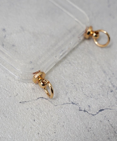 IAMUSE(アイアミューズ)の「クリアスマホケース ショルダーリング付き iPhoneケース S0863【IAMUSE】(スマホケース/カバー・レディース・シルバー/ゴールド・K/F/A/C/E/H/J/D/B/G/I)」の18枚目の写真