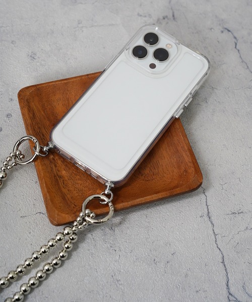 IAMUSE(アイアミューズ)の「クリアスマホケース ショルダーリング付き iPhoneケース S0863【IAMUSE】(スマホケース/カバー・レディース・シルバー/ゴールド・K/F/A/C/E/H/J/D/B/G/I)」の12枚目の写真