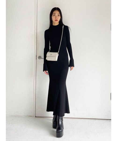 EMODA（エモダ）の「チェーンショルダーミニバッグ（ハンドバッグ・レディース・ブラック/ホワイト・FREE）」の20枚目の写真