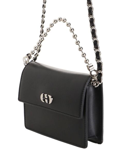 EMODA（エモダ）の「チェーンショルダーミニバッグ（ハンドバッグ・レディース・ブラック/ホワイト・FREE）」の21枚目の写真