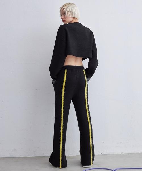 casane（カサネ）の「モヘヤライクバックラインパンツ（その他パンツ・レディース・ブラック/オレンジ・1/2）」の17枚目の写真