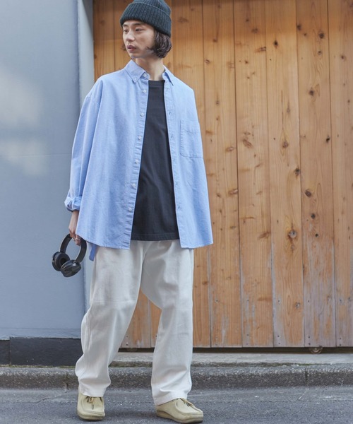 WEGO(ウィゴー)の「WEGO/バギーパンツ(デニムパンツ・メンズ・ブラック/ホワイト/ベージュ/インディゴブルー/ライトインディゴブルー・MEDIUM/LARGE)」の6枚目の写真