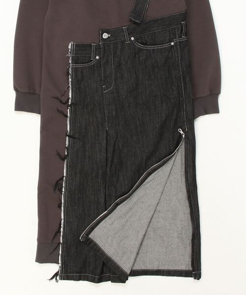 AULA AILA（アウラアイラ）の「AULA AILA/アウラアイラ/DENIM DOCKING  