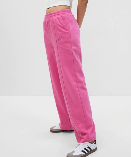Patti❤︎ アメリカヴィンテージ 淡いベビーピンクのスウェットパンツ HEART DRIP WAPPEN PANTS -PINK- | WALKIN STORE WEB SHOP