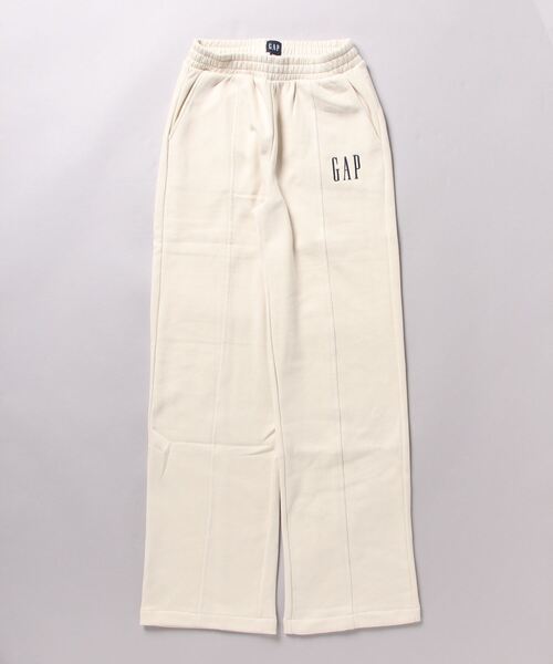 新品【 GAP 】ギャップ ロゴ ワイド スウェットパンツ オフホワイト GAP（ギャップ）の「ヴィンテージソフト Gapロゴ ワイド スウェット