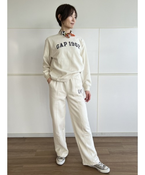 GAP（ギャップ）の「ヴィンテージソフト Gapロゴ ワイド スウェットパンツ（スウェットパンツ・レディース・ブラック/オフホワイト/ピンク・XS/S/M/L/XXS）」の8枚目の写真