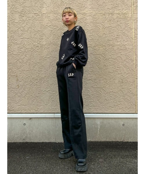 GAP（ギャップ）の「ヴィンテージソフト Gapロゴ ワイド スウェットパンツ（スウェットパンツ・レディース・ブラック/オフホワイト/ピンク・XS/S/M/L/XXS）」の16枚目の写真