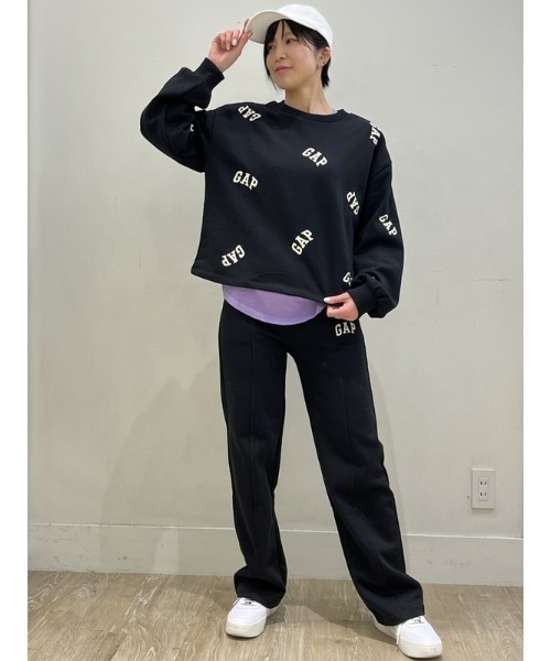 GAP（ギャップ）の「ヴィンテージソフト Gapロゴ ワイド スウェットパンツ（スウェットパンツ・レディース・ブラック/オフホワイト/ピンク・XS/S/M/L/XXS）」の20枚目の写真