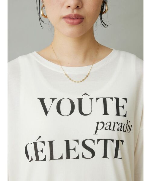 CRAFT STANDARD BOUTIQUE(クラフトスタンダードブティック)の「シアーロゴロンTee(Tシャツ/カットソー・レディース・イエロー/ホワイト/グリーン/チャコールグレー・FREE)」の10枚目の写真