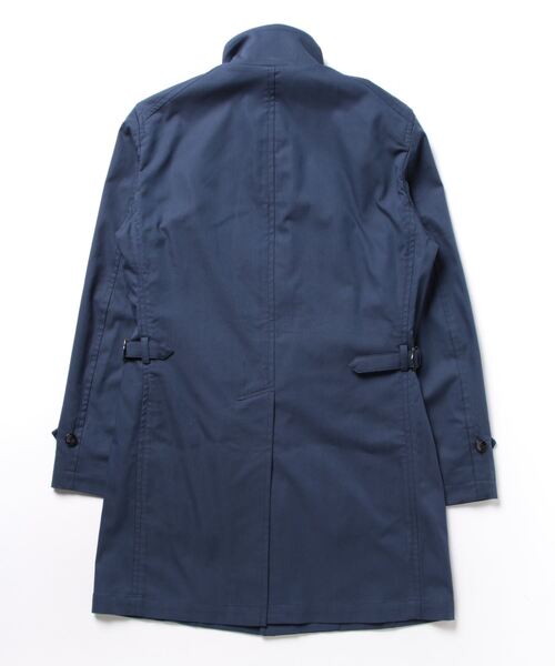 MEN'S BIGI（メンズビギ）の「コットンポリエステルストレッチドビースタンドカラーコート（ステンカラーコート・メンズ・グレー/サックスブルー/ベージュ/ネイビー・02/03/04/01）」の21枚目の写真