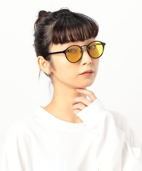 Purple&Yellow(パープルアンドイエロー)の「ボストン サングラス(サングラス・メンズ・ブルー/ライトグリーン/ライトイエロー・FREE)」の18枚目の写真